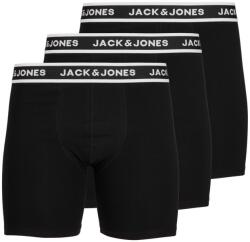 Jack and Jones Мъжки боксерки Jack and Jones Jack 3-pack Solid Boxer Briefs Plus Size Mens - Black