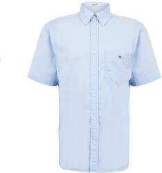 Gant Риза с къс ръкав Gant Men's Classic Poplin Short Sleeve Shirt - Light Blue 455