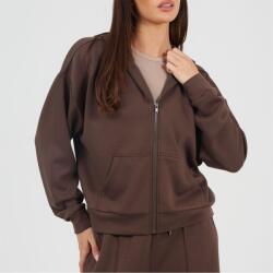 Brave Soul Дамска блуза Brave Soul BS Womens Zip Through Hooded Scuba Sweatshirt - Chocolate