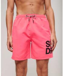 Superdry Бански гащета Superdry Sportswear Logo 17´´ swimming shorts - Pink (Shocking Pink)