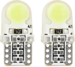 AMiO Bec LED T10 W5W 12V alb 5600K cu 2 LED COB AMIO, set 2 buc (AM01441)