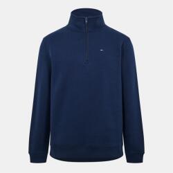 Tommy Hilfiger Mens Flag 1/4 Zip Fleece - Dark Navy C1G