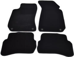  Covorase mocheta VW Passat B5 negre cu fixare rotunda, set 4 piese (840147BLACKROU)