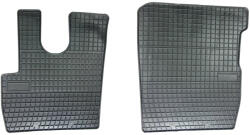 RapidAuto Set covorase auto din cauciuc pentru Daf CF 106 Euro 6, negre, 2 buc (D545989)