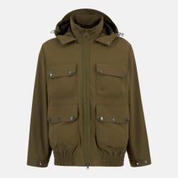 BARBOUR Men's Re Engineered Flight Bedale Showerproof Detachable Hood Rain Anorak - Beech OL55