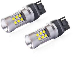 AMiO Set 2 becuri LED auto AMIO T20 W21W 12-24V, 24 SMD 3030, 800 lm (AM01173)
