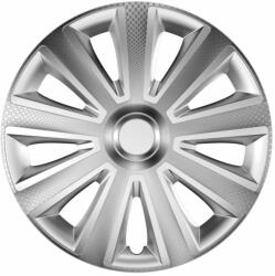 Cridem Set 4 capace roti auto 16 inch Cricem Aviator Carbon argintiu (CRI1634CASI)