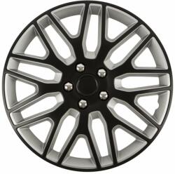 Cridem Set 4 capace roti auto Cridem Dakar 14 inch, negru/argintiu (CRI1479NCBS)