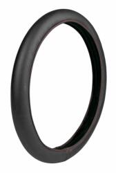 LAMPA Husa volan elasticizata Skin Cover M 38-40 cm negru-rosu (LAM32968)