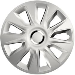 Automax Set capace roti 14 inch Stratos RC argintiu din ABS, 4 bucati (V7978)