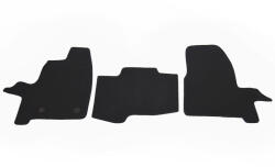 RapidAuto Covorase mocheta Ford Tourneo Custom 2018+ 3 locuri, negre, set 2+1 (840304BLACK)