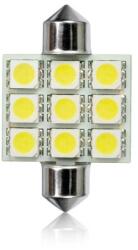 VECTA Set 2 becuri auto LED Vecta C5W 12V, 9 SMD, T11x36 mm, alb (4488)