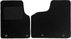 RapidAuto Set covorase auto din mocheta pentru Renault Trafic 2 locuri 2014+, negre (840715BLACK)