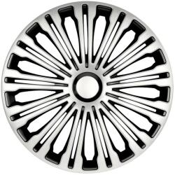 Automax Set 4 capace roti 17 inch Volante negru argintiu pentru jante otel (R17266)
