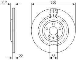 Bosch 0 986 479 749 Disc frana
