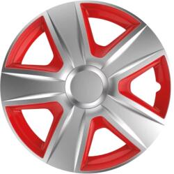 Cridem Capace roti auto 16 inch Esprit SR, set 4 buc, argintiu cu rosu (VER1620SR)