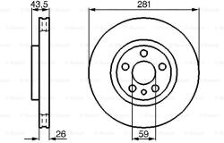 Bosch 0 986 478 812 Disc frana