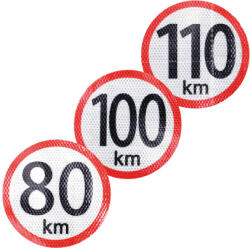 Automax Autocolant reflectorizant pentru limita de viteza 70 km, diametru 150 mm (5201-70)
