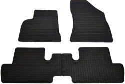 RapidAuto Covorase auto din cauciuc pentru Peugeot 3008 2009-2016, negre, 4 piese (D0638)
