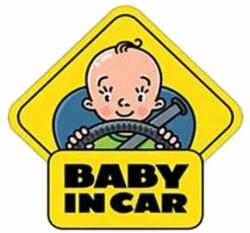 Cridem Autocolant auto Baby on Board 15x14, 9 cm, multicolor, Type-2 (SLH9309)