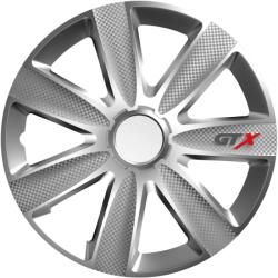 Cridem Set 4 capace roti auto Cridem GTX Carbon, argintiu, 15 inch (CRI1535CASI)