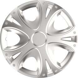 Cridem Set capace roti auto Dynamic 13 inch, argintii, 4 bucati (VER1307)