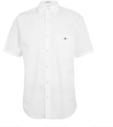 Gant Риза с къс ръкав Gant Men's Classic Poplin Short Sleeve Shirt - White 110
