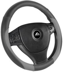 Automax Husa volan Automax negru cu gri, 37-39 cm, material cauciucat (9300)