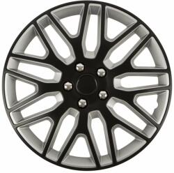 Cridem Set capace roti auto Cridem Dakar 17 inch, negru-argintiu, 4 bucati (CRI1779NCBS)