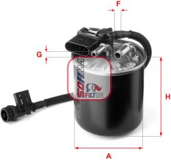 SOFIMA filtru combustibil SOFIMA S 4149 NR (S 4149 NR) - automobilus