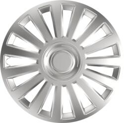 Cridem Capace roti auto Luxury 13 inch argintii, set 4 buc, ABS rezistent (VER1308)