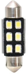 VECTA Set 2 becuri LED auto sofit C10W T11x36 mm Canbus, alb, 6 LED, 12V-15V (6446)