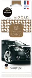 Amio Odorizant auto premium Aroma Prestige Card Gold, parfum de lunga durata (AMA92666)