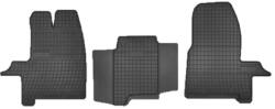 RapidAuto Set covorase auto din cauciuc Ford Transit Custom Van Sport 2017+ automat, negre (D410664)