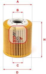 SOFIMA Filtru ulei SOFIMA S 5216 PE (S 5216 PE) - fixbox