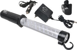 Automax Lampa de lucru reincarcabila Automax cu 27+17 LED-uri, 230V/12V (7472)