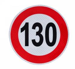 Automax Autocolant reflectorizant limita viteza 130 km/h, diametru 150 mm (5201-130)