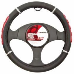 4Cars Manson volan sport universal 37-39 cm negru/rosu 4Cars (4C92315)