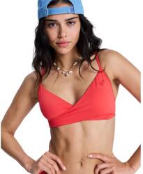Roxy Essentials SD Wrap Bralette bikini top - Red / Pink (Hibiscus)