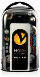 VECTA Set becuri auto H4 cu sigurante, trusa rezerva 12V Vecta (3285)