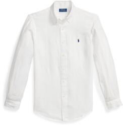 Ralph Lauren Риза с дълъг ръкав Polo Ralph Lauren Linen Long Sleeve Shirt - White - sportihobi - 586,73 лв