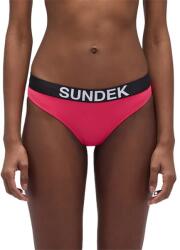 SUNDEK Carmel briefs culotte with logoed elastic bikini bottom - Pink (Pitaya)