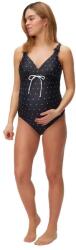 Mamalicious Бански костюм Mamalicious Newrussel Maternity swimsuit - Black (Black / Optical White Dots)