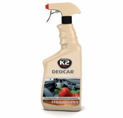 K2 Odorizant auto cu atomizor K2 Deocar Capsuni 700 ml, parfum intens (K2M115SM)