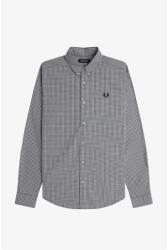 Fred Perry Риза с дълъг ръкав Fred Perry Men's Long Sleeve Patterned Shirt - Black 102