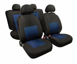 LAMPA Huse scaun auto Sport, set 8 piese jacquard, albastru-negru (LAM54989)