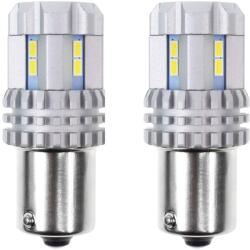 AMiO Set 2 becuri auto LED R5W BA15s Canbus 12-24V, 12 SMD 3020 UltraBright (AM02449)