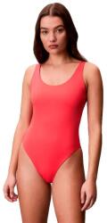 Calvin Klein Бански костюм Calvin klein LV00Q61205 Scoop Back swimsuit - Pink (Punch Pink)