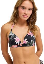 Roxy Paradise Fleur Molded Fixed Triangle bikini top - Black (Anthracite Paradise Fleur Swim)