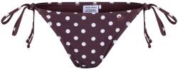 Jack Wills Women's Embroidered Tie Side Bikini Bottoms - Chocolate